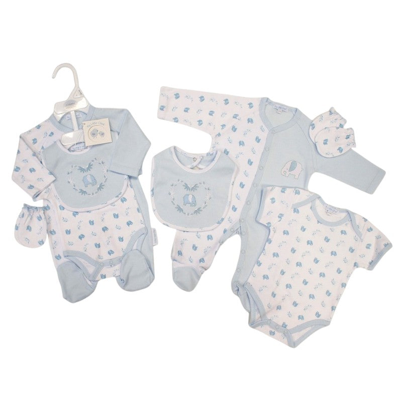 Elephant 6 Piece Gift Set – Blue