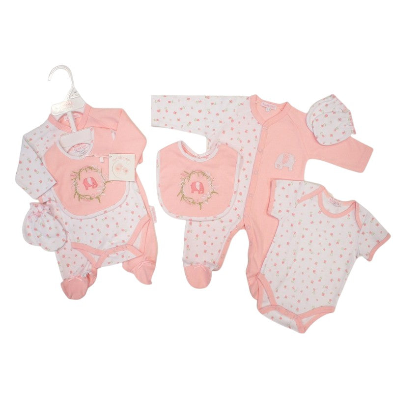 Elephant 6 Piece Gift Set – Pink